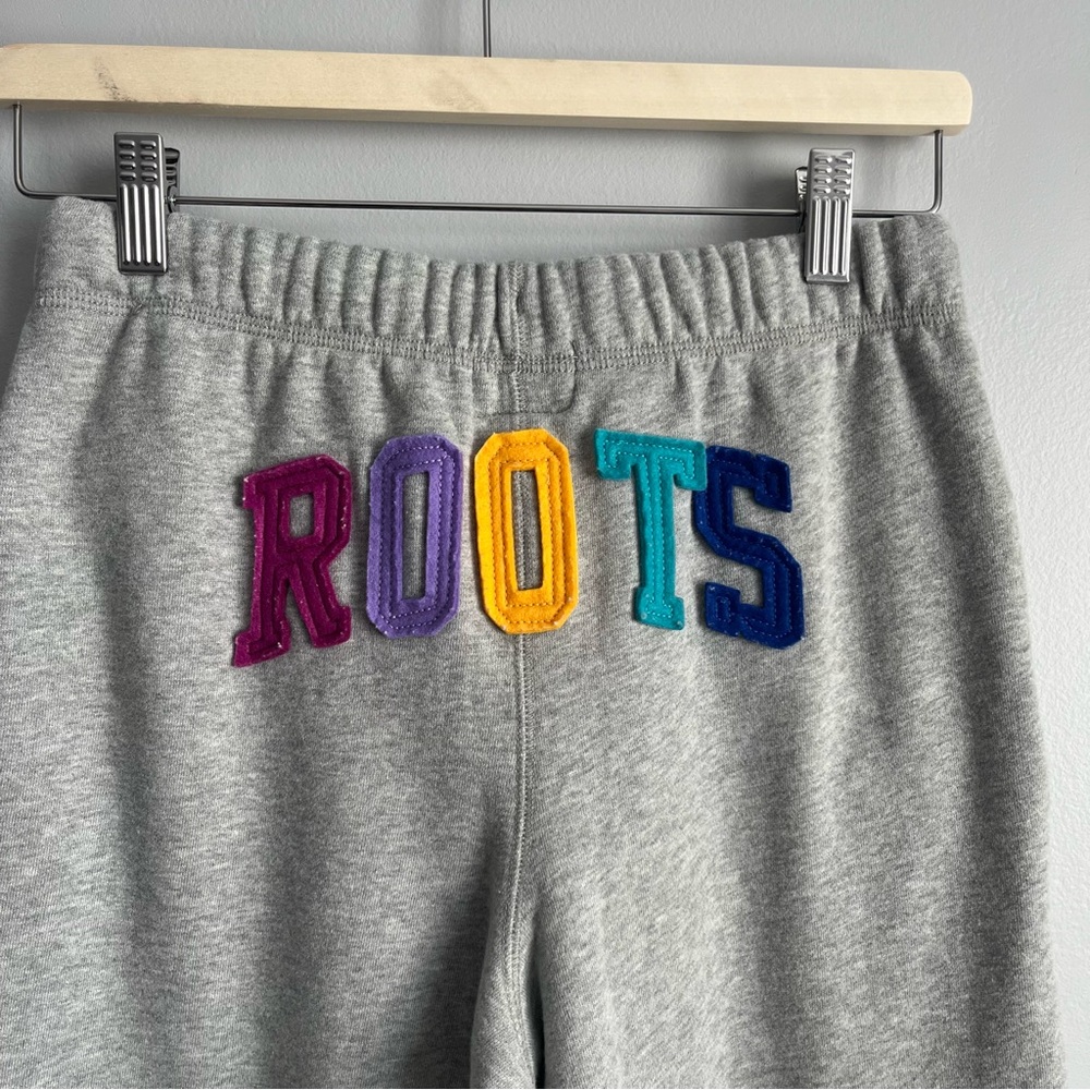 Roots Kids Sweatpants with Colorful Embroidery